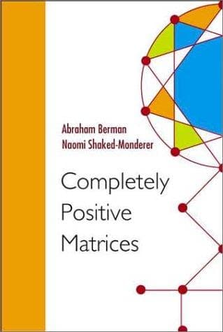 Tapa de Completely positive matrices