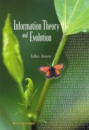 Tapa de Information theory and evolution