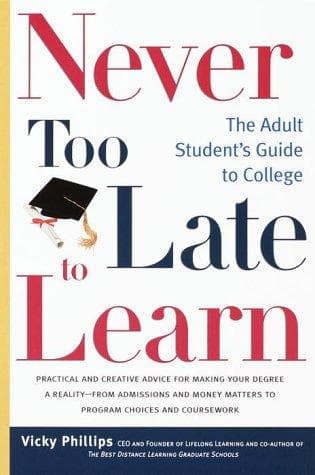 Tapa de Never too late to learn