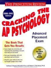 Tapa de Cracking the AP Psychology, 2000-2001 Edition (Cracking the Ap Psychology)