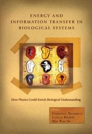 Tapa de Energy and information transfer in biological systems