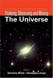 Tapa de Thinking, observing and mining the universe