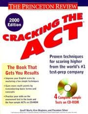 Tapa de Cracking the ACT with sample test on CD-ROM