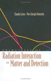 Tapa de Principles of radiation interaction in matter and detection