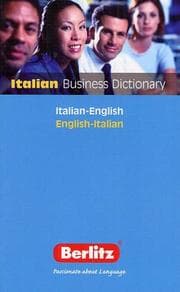 Tapa de Italian business dictionary