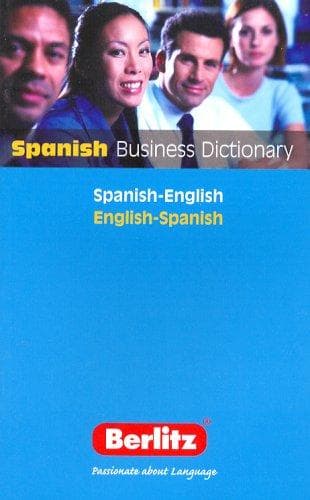 Tapa de Spanish business dictionary