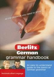 Tapa de Berlitz German Grammar Handbook