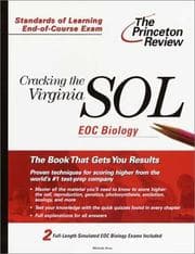 Tapa de Cracking the Virginia SOL EOC Biology (Princeton Review: Cracking the Virginia SOL)