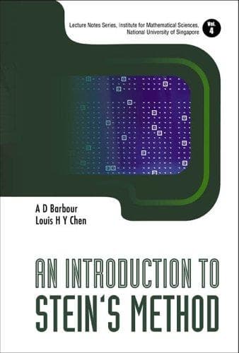 Tapa de An Introduction to Stein's Method (Lecture Notes Series, Institute for Mathematical Sciences, Vol. 4) (Lecture Notes Series, Institute for Mathematical Sciences, National University of Singapore)