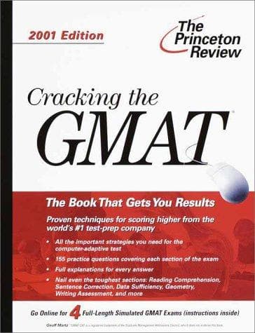 Tapa de Cracking the GMAT, 2001 Edition (Cracking the Gmat Cat)