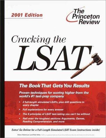 Tapa de Cracking the LSAT 2001