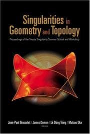 Tapa de Singularities in geometry and topology