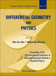 Tapa de Differential geometry and physics
