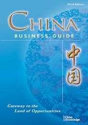 Tapa de China Business Guide