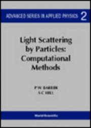 Tapa de Light scattering by particles