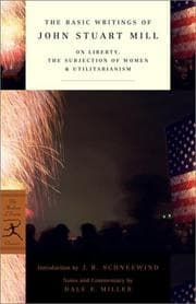 Tapa de The basic writings of John Stuart Mill