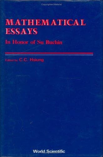 Tapa de Mathematical Essays