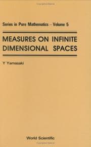 Tapa de Measures on infinite dimensional spaces