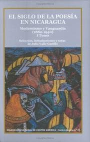Tapa de El Siglo de la Poesía en Nicaragua, Tomo I