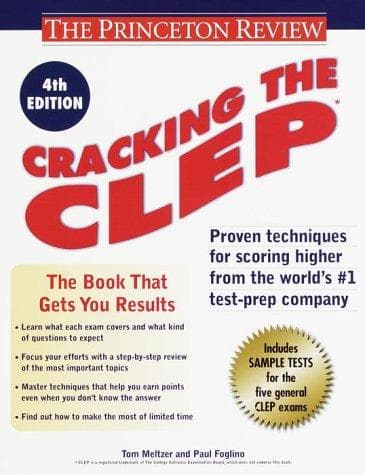 Tapa de Cracking the CLEP