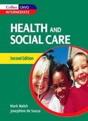 Tapa de Health and social care for intermediate GNVQ