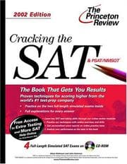 Tapa de Cracking the SAT 2002