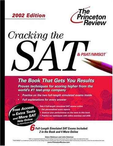 Tapa de Cracking the SAT 2002