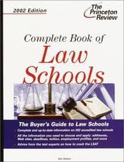 Tapa de Complete Book of Law Schools, 2002 Edition (Complete Book of Law Schools)