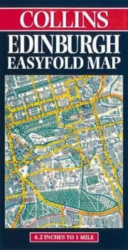 Tapa de Collins Edinburgh Easyfold Map