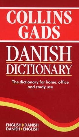 Tapa de Collins-Gads Danish Dictionary