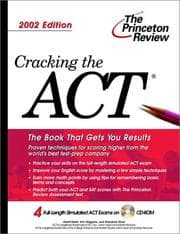 Tapa de Cracking the ACT