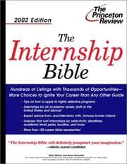 Tapa de Internship Bible 2002