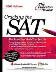 Tapa de Cracking the SAT