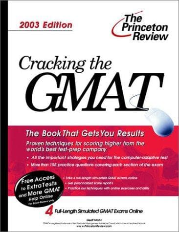 Tapa de Cracking the GMAT