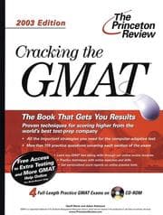Tapa de Cracking the GMAT with Sample Tests on CD-ROM