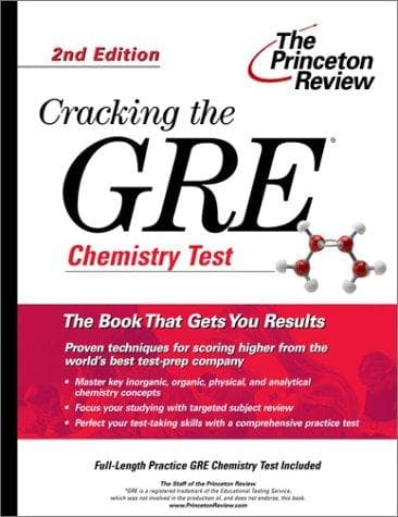 Tapa de Cracking the GRE Chemistry Test