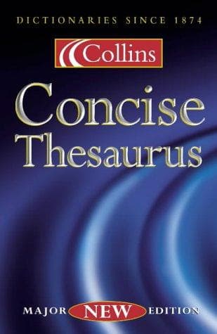 Tapa de Collins concise thesaurus