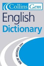 Tapa de English Dictionary (Collins GEM)