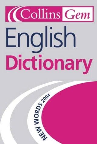 Tapa de Gem English Dictionary