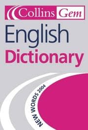 Tapa de Gem English Dictionary