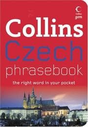 Tapa de Collins Czech phrasebook