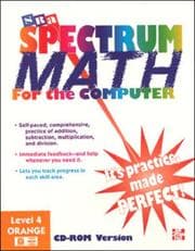 Tapa de Spectrum Mathematics - Orange Cd-Rom, Level 4