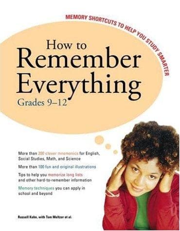 Tapa de How to Remember Everything: Grades 9-12