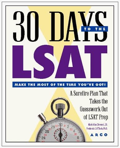 Tapa de 30 days to the LSAT