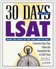 Tapa de 30 days to the LSAT