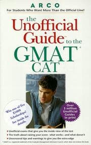 Tapa de The Unofficial Guide to the Gmat Cat