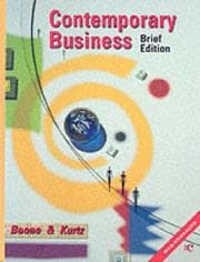 Tapa de Contemporary Business with Personal Finance Module and Student Companion CD