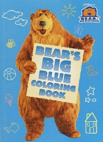 Tapa de Bear's Big Blue Coloring Book