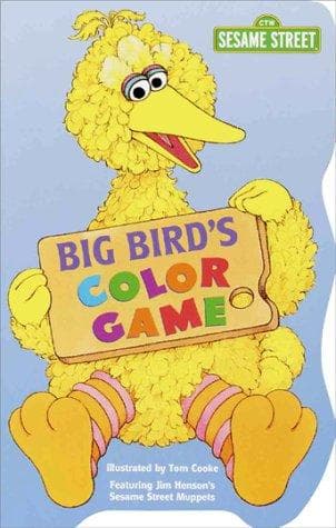 Tapa de Big Bird's color game