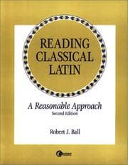 Tapa de Reading Classical Latin